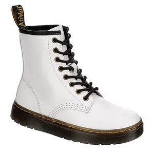 Dr. Martens Zavala Combat Boots in White Size 9